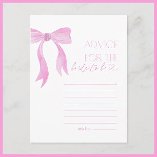 Postal Consejos para la novia Juego de la ducha de novia 