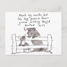 Postal Consejos para una cachorra