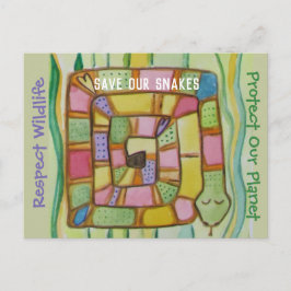 Postal Conservación de serpientes - Salven nuestras serpi