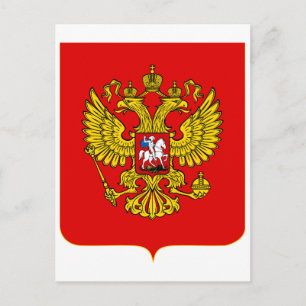 Postal Conservación Oficial Del Escudo De Armas De La Fed
