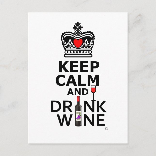 Postal Conservar Cakm y beber (Anverso)