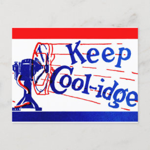 Postal Conservar Coolidge con Silen Cal Coolidge