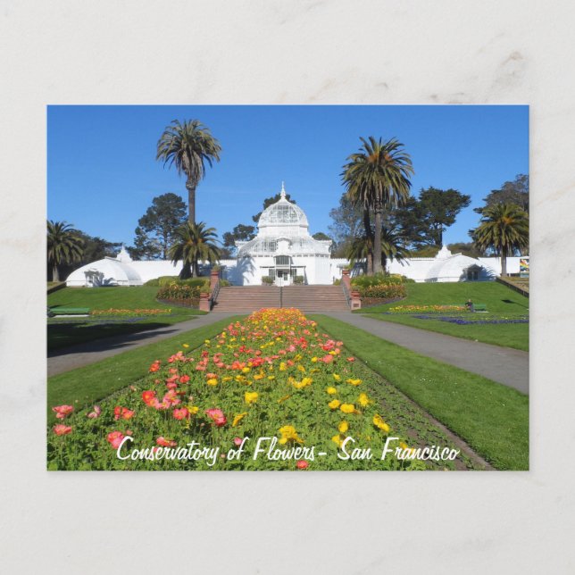 Postal Conservatorio de Flores de San Francisco (Anverso)