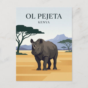 Postal Conservatorio Ol Pejeta Kenia