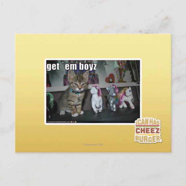 Postal Consígueme boyz (Anverso)