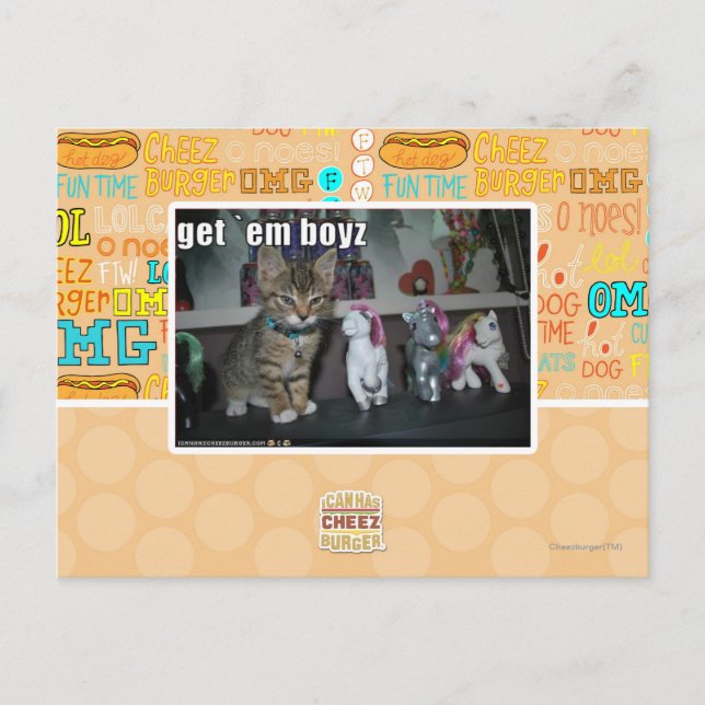 Postal Consígueme boyz (Anverso)