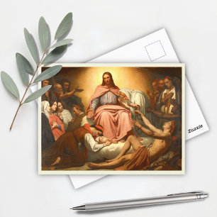 Postal Consolador de Christus por Ary Scheffer, religioso