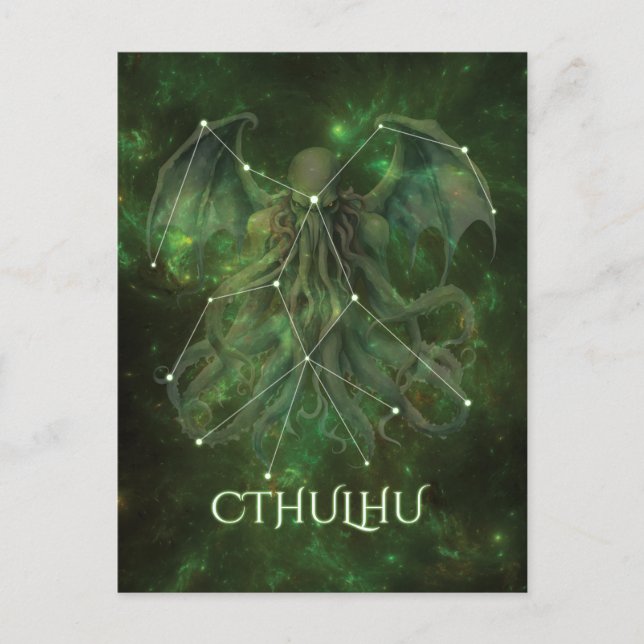 Postal Constelación de Cthulhu (Anverso)