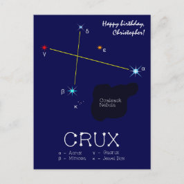 Postal Constelación del Hemisferio Sur Crux