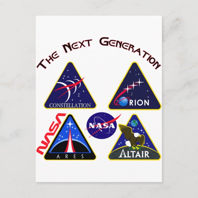 Postal Constelación: La próxima generación (Anverso)