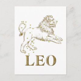 Postal Constelación: Leo