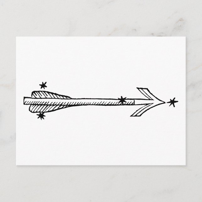 Postal Constelación: Sagitta (Anverso)