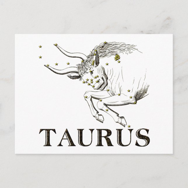 Postal Constelación: Tauro (Anverso)