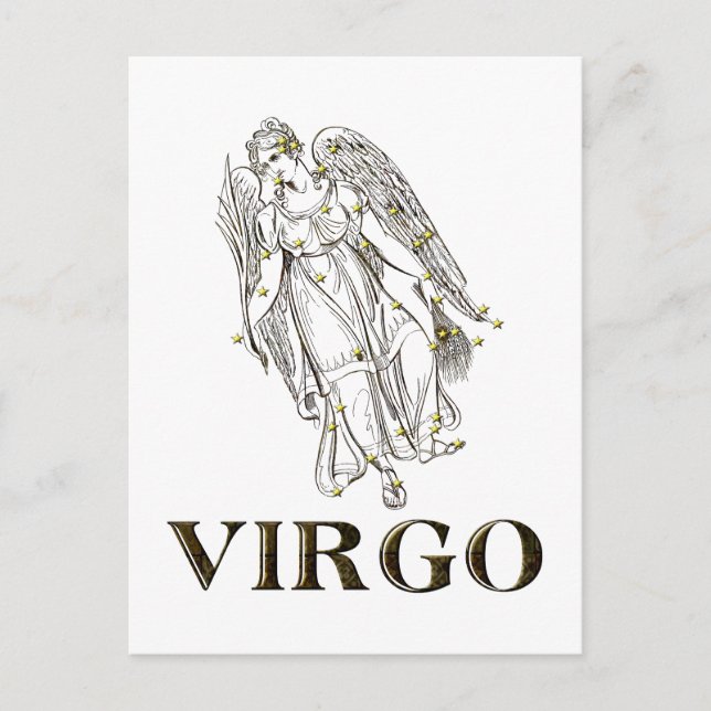 Postal Constelación: Virgo (Anverso)