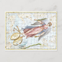 Constelaciones de vintage celestial y libia