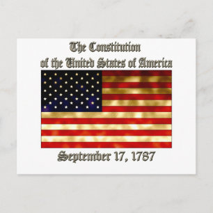Postal Constitución de Estados Unidos