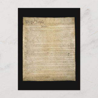 Postal Constitución de los Estados Unidos