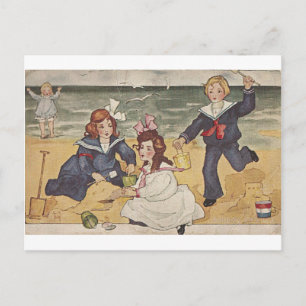 Postal Construcción de castillos