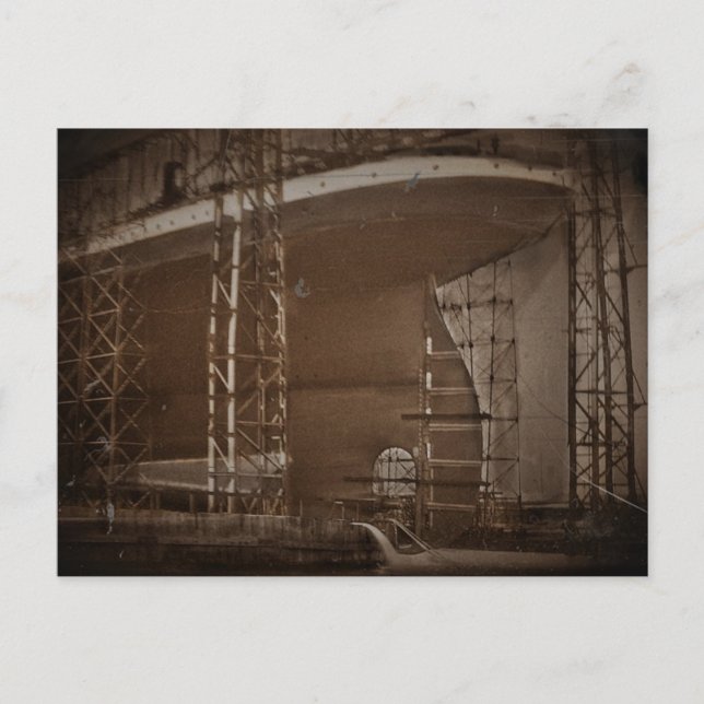 Postal Construcción de TItanic Belfast Irlanda (Anverso)