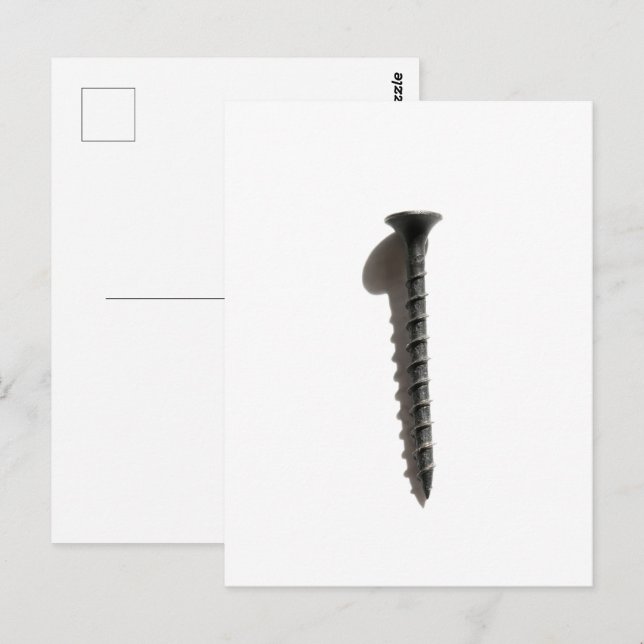 Postal Construcción del constructor de tornillos negros a (Anverso / Reverso)