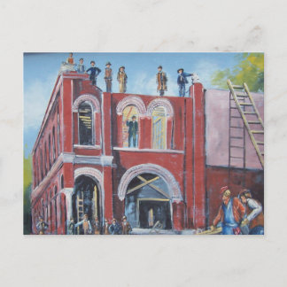 Postal Construcción del primer banco estatal