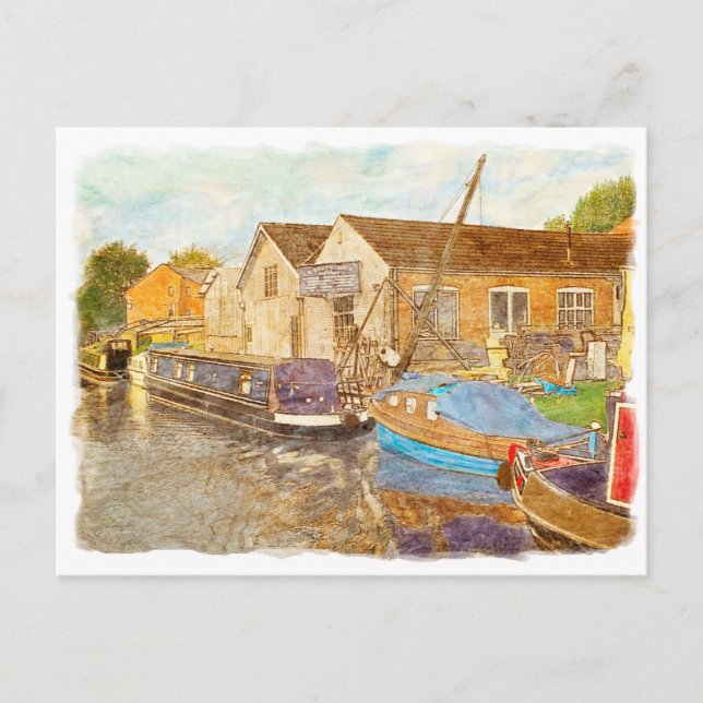 Postal Constructores de barcos (Anverso)