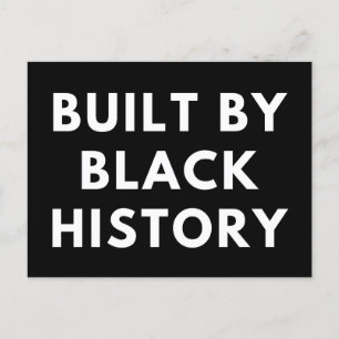 Postal construida con historia negra