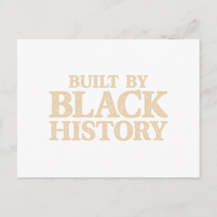 Postal Construido Por La Historia Negra Orgullo Africano-