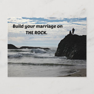 Postal Construye tu matrimonio en The Rock.