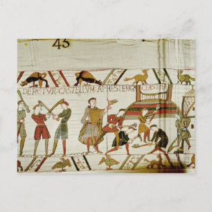 Postal Construyen las fortificaciones