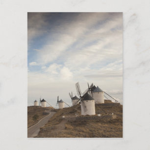 Postal Consuegra, antiguos molinos de viento de La Mancha