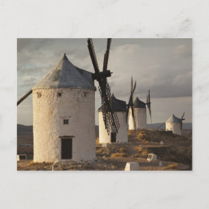 Postal Consuegra, antiguos molinos de viento de La Mancha