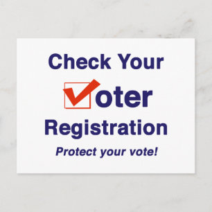 Postal Consulta tu registro de votantes para las eleccion
