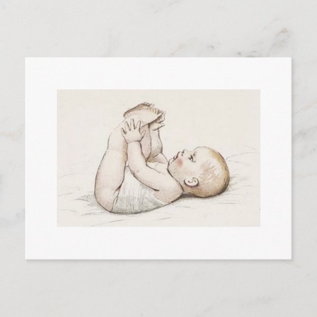 Postal Contando dedos (Anverso)