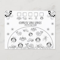 Contar y colorear la actividad matemática divertid