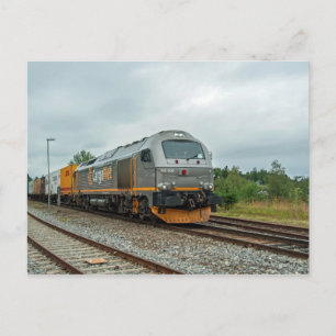 Postal Contenedor de gasóleo noruego transportado