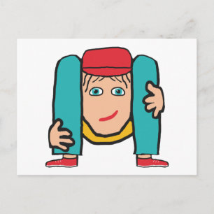 Postal Contorcionista
