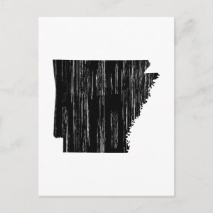 Postal Contorno de estado de Arkansas con problemas