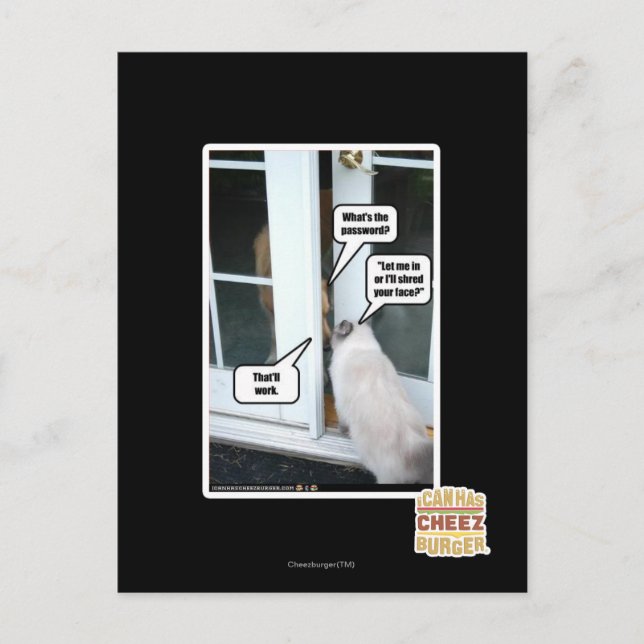 Postal Contraseña por favor (Anverso)