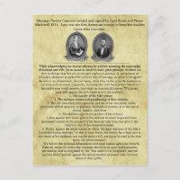 Contrato matrimonial Lucy Stone Henry Blackwell