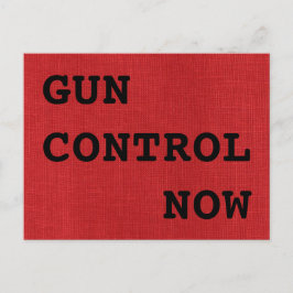 Postal Control de armas ahora en foto de textura de línea