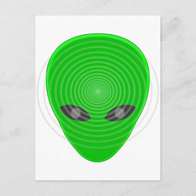 Postal Control de la mente de la cabeza de Alien (Anverso)
