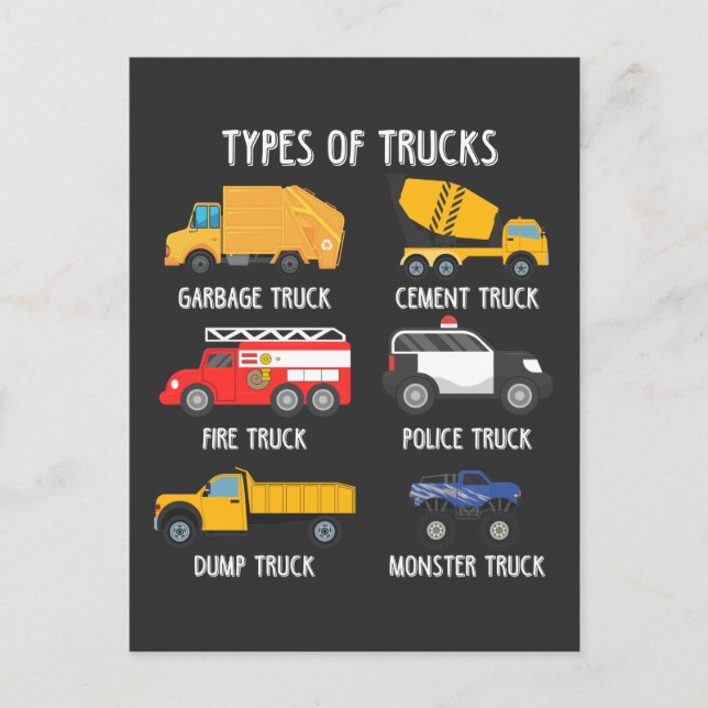 Postal Controlador de reciclaje de basura del camión infa (Anverso)