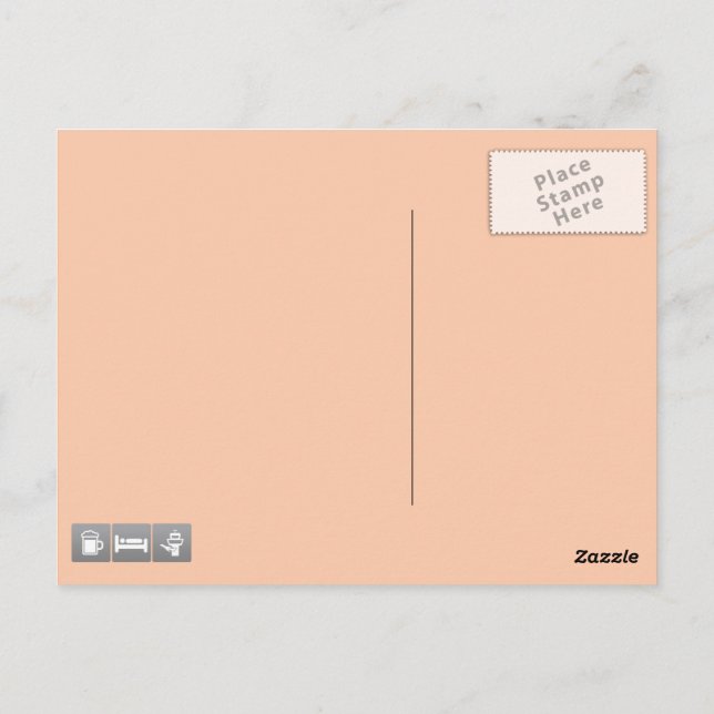 Postal Controles del tráfico aéreo y de bebidas y sueño (Reverso)