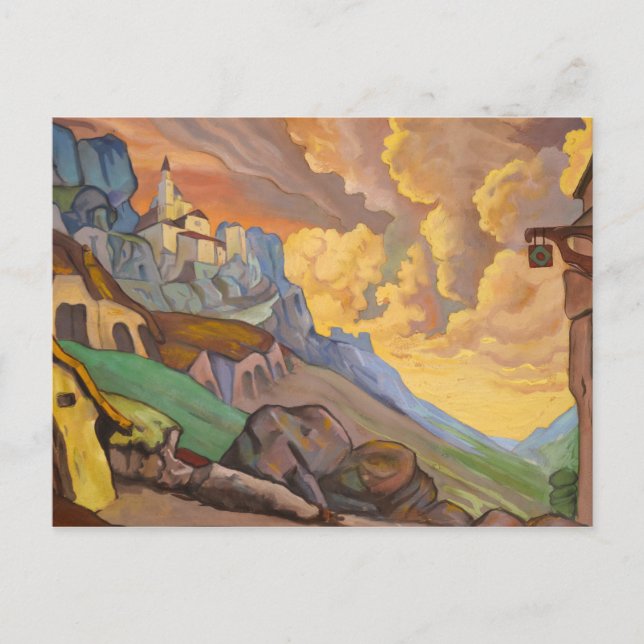 Postal Convento de Fuente Ovehuna drama de Lope de Vega (Anverso)