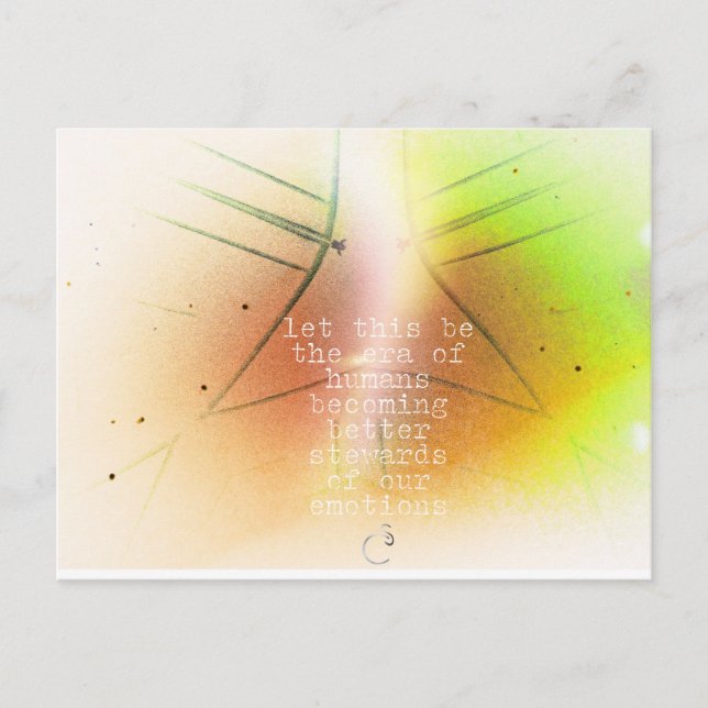 Postal Convergencia y expansión - Hues otoñales (Anverso)