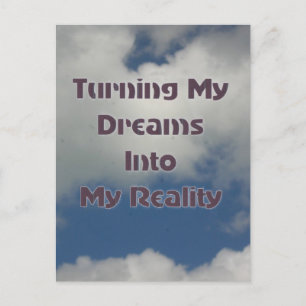 Postal Convertir tus sueños en realidad