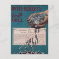 Convierta tu plata en balas en el Poster_Propagand