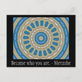 Postal Conviértete en quien eres. - Nietzshe