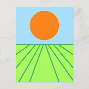 Postal Convirtiendo el heno